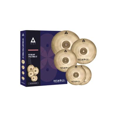 Istanbul Agop Xist Brilliant Cymbal Set 14" Hi-Hats, 16" Crash 20" Ride + Soft Bag image 5
