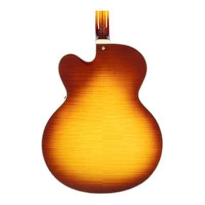 D'Angelico Excel EXL-1 Hollow Body Guitar - Dark Iced Tea Burst - Open Box image 7
