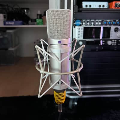 Neumann U 67 Set Large Diaphragm Multipattern Tube Condenser Microphone Reissue 2018 - Present - Nickel image 1