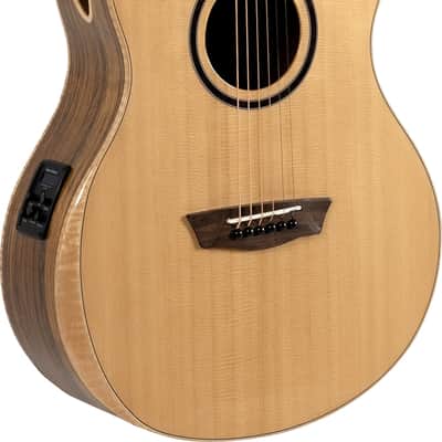Washburn BTSC40SCE Bella Tono Suprema Solid Sitka Spruce Top Okoume Neck 6-String Acoustic-Electric Guitar image 4