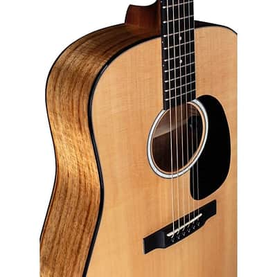 Martin D-12E Road Series Koa Fine Veneer Dreadnought Acoustic-Electric Guitar - Natural image 3