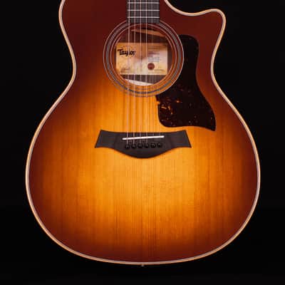 Taylor 414ce Studio Acoustic Electric Guitar, Honey Sunburst Collection image 1