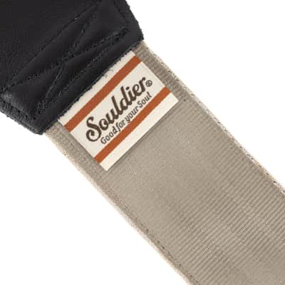 Souldier 2" Guitar Strap - "Marigold" Taupe image 4