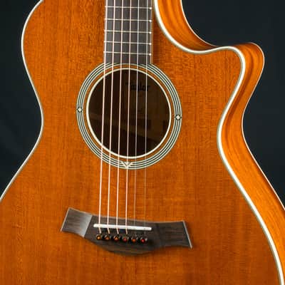 Taylor Custom Grand Concert C22ce Tropical Mahogany W/ Electronics Used (2023) image 7