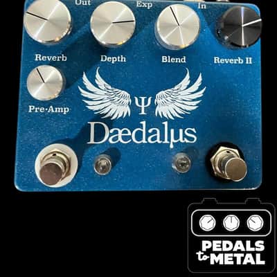 Coppersound Pedals Daedalus Dual Reverb with Expression 2016 - Present - Blue - X16061 image 3