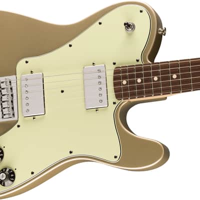 Fender Chris Shiflett Telecaster Deluxe Rosewood FB Shoreline Gold with Case image 4