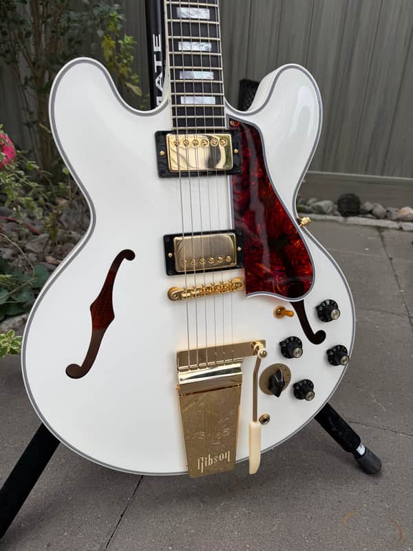 Gibson Gibson Custom Shop 1959 ES-355 Reissue Made 2 Measure VOS Alpine White VOS 2024 - Alpine White