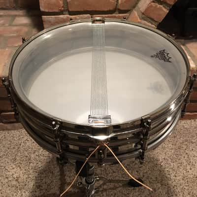 Ludwig NOB 4"x15" Snare Drum 1920s Nickel Over Brass image 2