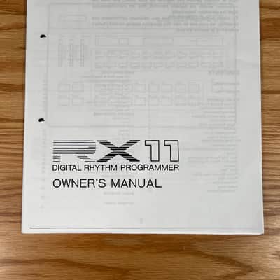 Yamaha RX11 Digital Rhythm Programmer 1980's - Black image 10