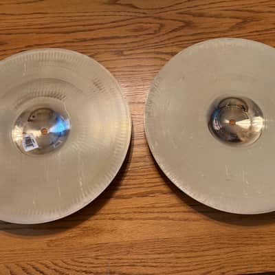 Zildjian 14" A Custom Hi-Hat Cymbals (Pair) 1991 - Present - Brilliant image 4