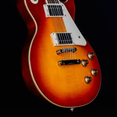 Epiphone Les Paul Standard 50s Figured Top, Washed Cherry Sunburst (Premium Gig Bag Included) image 4