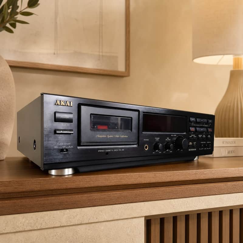 AKAI DX-49 Rare Vintage Cassette Deck Serviced Warranty Tested Dolby B/C Serviced image 1