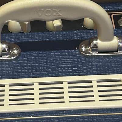Vox AC4C1-BL Limited Edition 4-Watt 1x10" Guitar Combo 2012 Blue with Tygon Cloth image 2