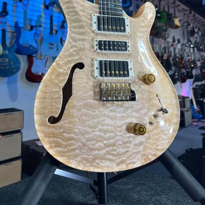PRS 2025 Wood Library Special 22 Semi Hollow, Custom - Quilt Natural, Paisley Case, Signature Dealer / 553 image 4