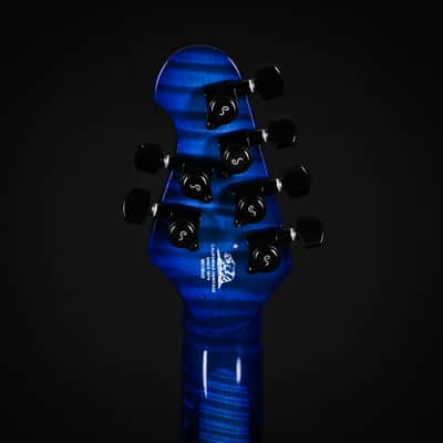 Ernie Ball Music Man BFR Majesty 6-String (15/100)- Blue Ink Quilt (M018642) image 9