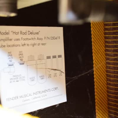 2003 Fender Hot Rod Deluxe LTD Electric Guitar Amp, Lacquered Tweed image 11