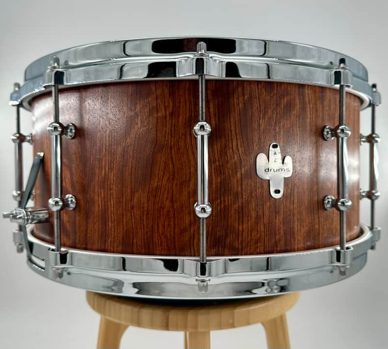 AZ Custom Drums Bubinga Stave 6.5x14 Snare Drum 2008 image 1