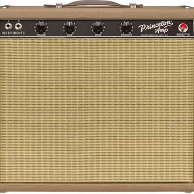Fender Chris Stapleton Signature '62 Princeton 1x12" 12-Watt Guitar Combo 2019 - Present - Brown Vinyl with Wheat Grille Cloth image 2