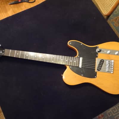 Squire Telecaster w/ Les Paul neck (Modded) 2012 Butterscotch Blonde image 8