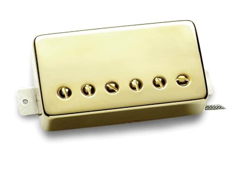 Seymour Duncan 11101-20-Gc4c SH-55n Seth Lover Model Neck Pickup, Gold, 4 Conductor image 1