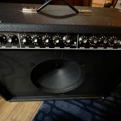Fender Pro Reverb amp 1x12 Jensn Speaker 2002 - Black image 9