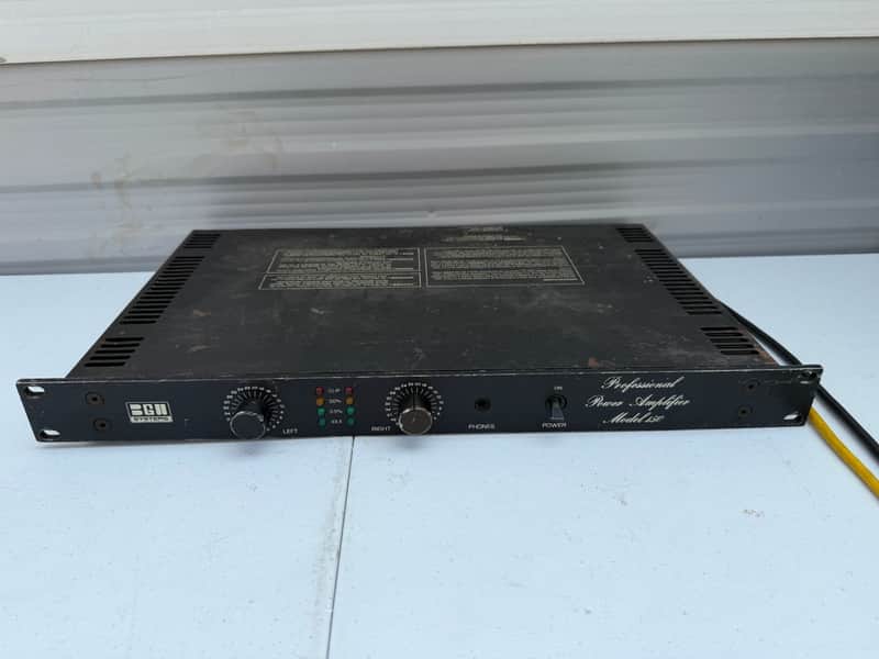 BGW 150 professional PA rack mount amplifier Broadcast Power Amp, Vintage image 1