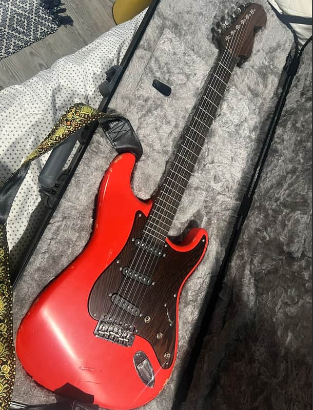 1979 Tokai Silver Star Strat Style Electric Guitar - Dakota Red - Warmoth Neck - SS Frets - P90 Pickups - Callaham Bridge/Saddles - Custom Wood Pickguard image 1