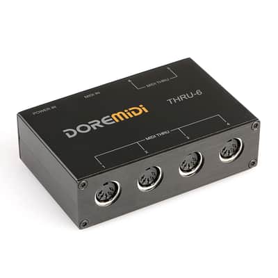 MIDI THRU-6 Box Controller 1 input 6 output Midi Interface Adapter image 3