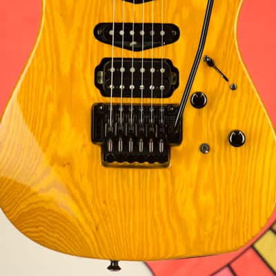 1992 USA Hamer Centaura Electric Guitar, Ash Body, Aztec Gold, Boost Preamp image 7