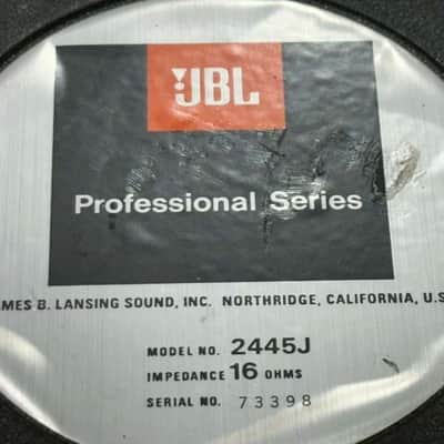 JBL 2445J 2" 16 ohms Driver #7006 (FOR ONE ONLY ) THS image 2