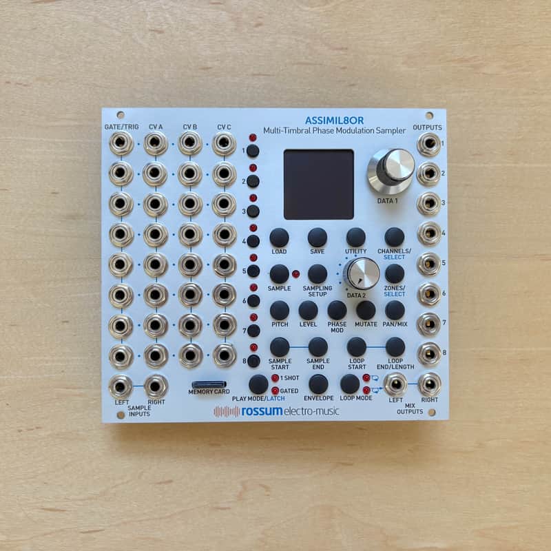 Rossum Electro-Music Assimil8or Sampler Eurorack Module, near mint with box and extras image 1