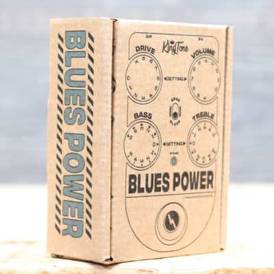 King Tone Blues Power Original Circuit Transparent Overdrive Effect Pedal w/Box image 6