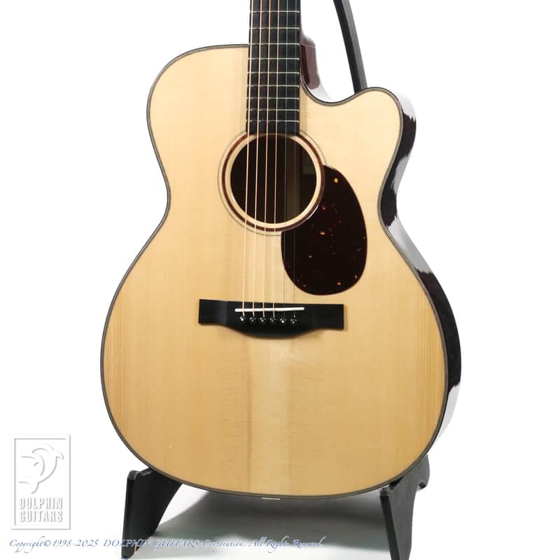 SANTA CRUZ OM Cutaway Custom Figured Mahogany (Short Scale) w/Raptor System EQ 2024 image 1