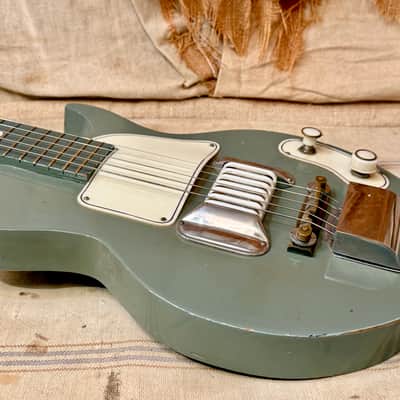 Teisco J-2 (Slide Guitar) ~1956 - Grey image 10