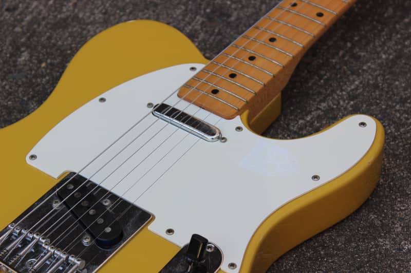 1993 Fender Japan Telecaster Standard (Yellow) | Reverb