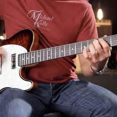 Michael Kelly MK55EDTPRO Enlightened 55 Dark Tiger's Eye Electric Guitar image 5