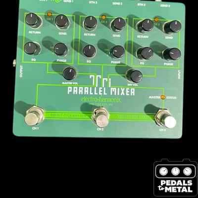 Electro-Harmonix Tri Parallel Mixer Effects Loop Mixer/Switcher 2019 - Present - Green - X18950 image 1