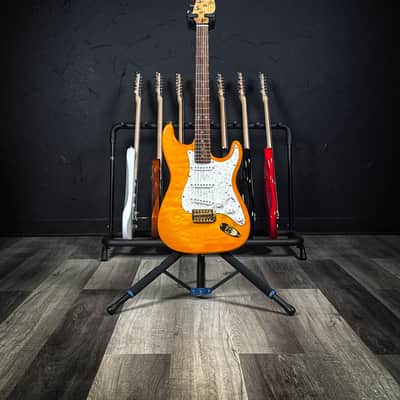 Jay Turser JT-300QMT Electric Guitar - Natural image 1