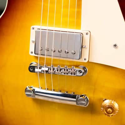 Gibson Les Paul Standard 50s Figured Electric Guitar - Iced Tea with Hardshell Case image 9