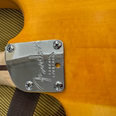 Custom-Modified Squier Stratocaster by Fender 2005 - Butterscotch satin finish image 9