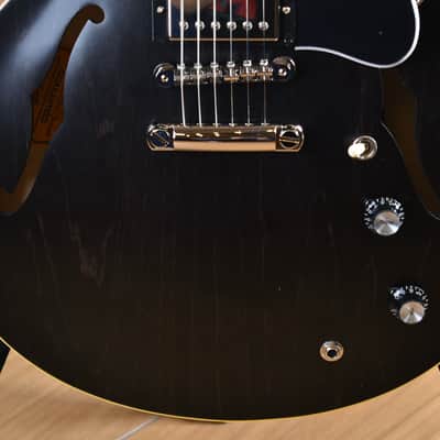 Gibson ES-335 Satin Trans Black image 13