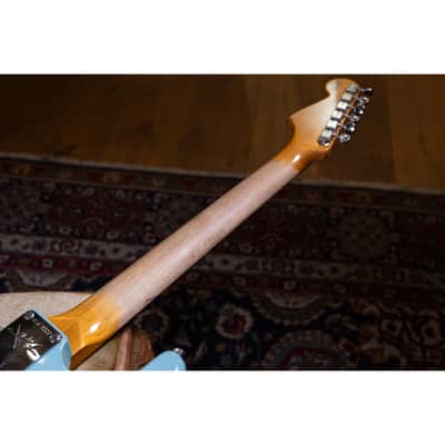 Fender Custom Shop Late 62 Strat Relic Faded Daphne Blue image 13