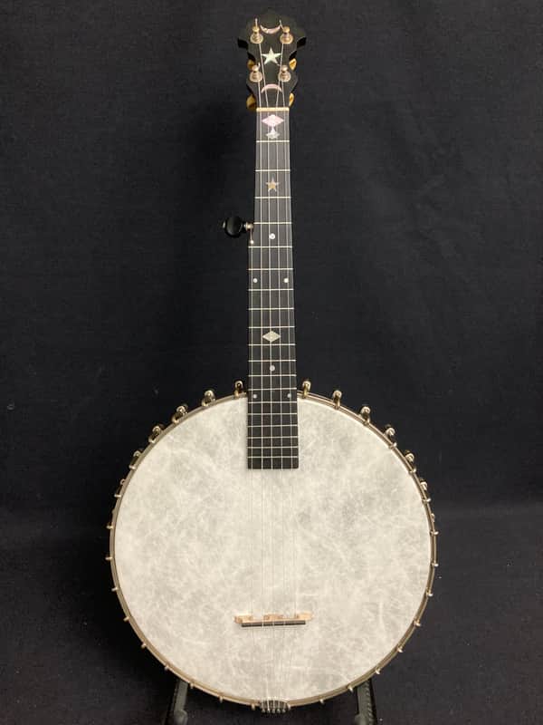 1890s S.S. Stewart Banjeaurine Openback Banjo image 1