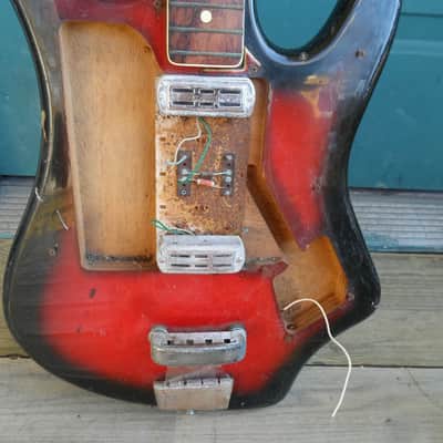 Panoramic EKO Vox Italian Bass Guitar Crucianelli Project | Reverb