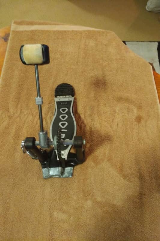 DW 5000 Single Chain Bass Pedal 90's black/alum image 1