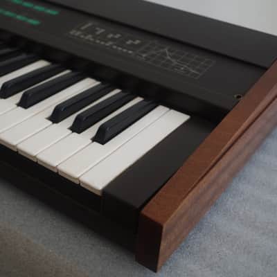 Wood ends for Yamaha DX7 DX9 synthesizer Side panels End caps Mahogany image 3