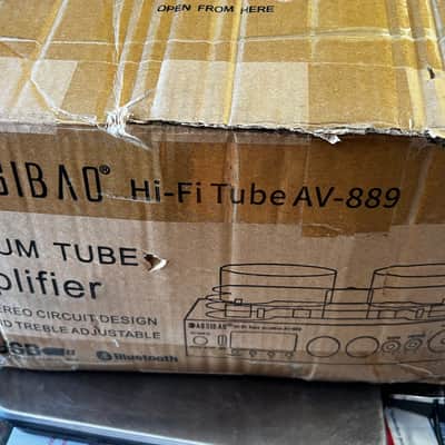 AOSIBAO Hi-Fi Tube Amplifier AV-889 good working great cosmetic condition image 17