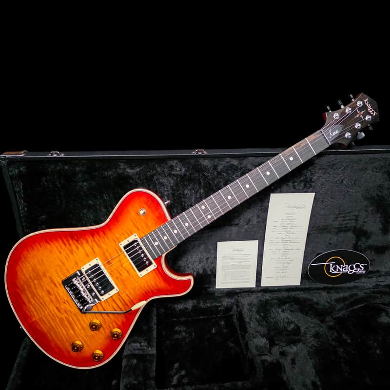 Knaggs Guitars Kenai Trem - Cherry Burst image 1