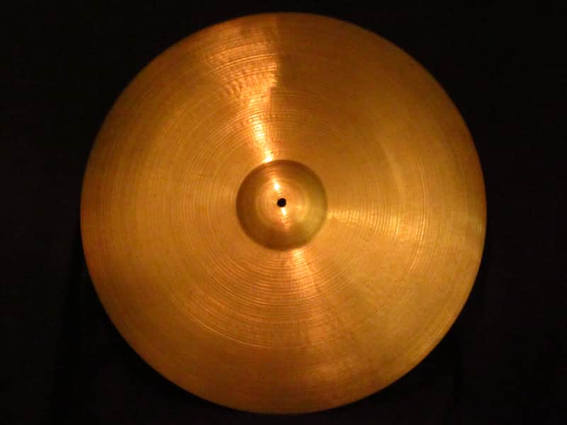 Zildjian Rare!! 50's A Zildjian 24" Medium Ride Cymbal Large Hollow Stamp 3,492g image 1