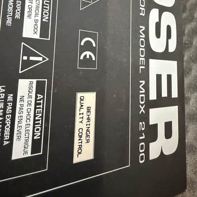 Behringer Composer MDX2100 image 2
